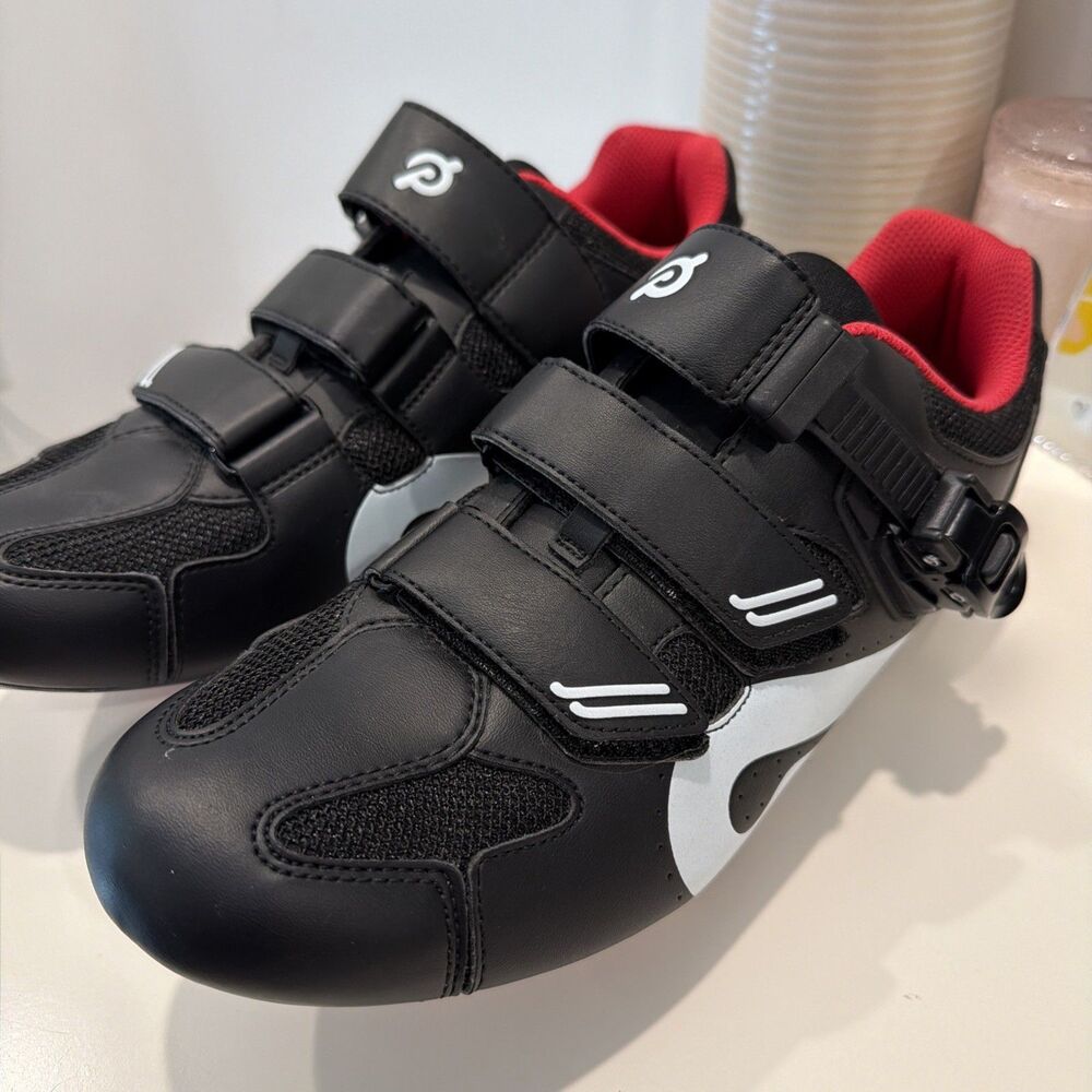 Peloton Cycling Shoes Mn’s US 10.5 EU44 Black Spin Bike New Without Box. - Picture 2 of 6